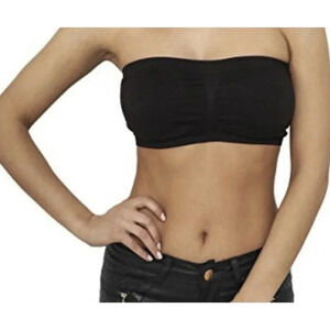 Fox Racing Women’s HELLO! Bandeau Black  Top New